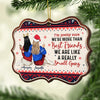 Distance Means So Little When Someone Means So Much - Personalized Custom Benelux Shaped Wood Christmas Ornament