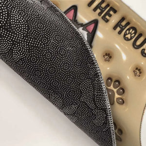 We Rule The House - Dog Personalized Custom 3D Inflated Effect Printed Home Decor Decorative Mat - House Warming Gift For Pet Owners, Pet Lovers