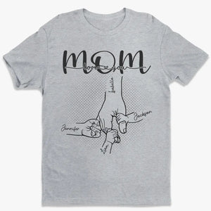 Custom Unisex T-shirt, Hoodie, Sweatshirt - Personalized Mother's Day Birthday Gifts For Mom, Grandma - A Mother's Love Is Forever & Always