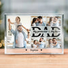 Custom Photo Dad Is My Protector - Family Personalized Custom Rectangle Shaped Acrylic Plaque - Father's Day, Birthday Gift For Dad