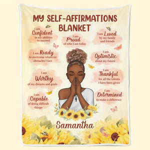 My Daily Life - Family Personalized Custom Blanket - Gift For Family Members