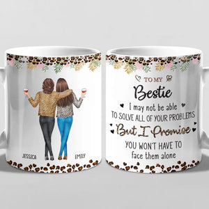 To My Bestie I Love You - Bestie Personalized Custom Mug - Gift For Best Friends, BFF, Sisters