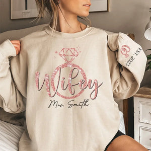 Tu es ma personne - Sweat-shirt unisexe personnalisé avec motif sur la manche - Cadeau pour mari et femme, anniversaire