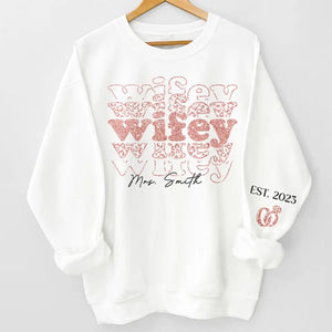 Tu es mon rayon de soleil - Sweat-shirt unisexe personnalisé avec motif sur la manche - Cadeau pour mari et femme, anniversaire