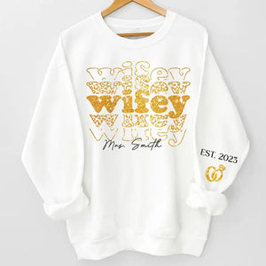 Tu es mon rayon de soleil - Sweat-shirt unisexe personnalisé avec motif sur la manche - Cadeau pour mari et femme, anniversaire