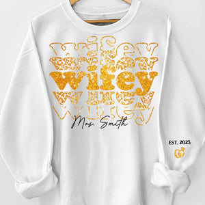 Tu es mon rayon de soleil - Sweat-shirt unisexe personnalisé avec motif sur la manche - Cadeau pour mari et femme, anniversaire