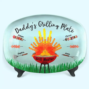 Together, You’ll Be Stronger Than Ever - Family Personalized Custom Platter - Father's Day, Gift For Dad, Grandpa