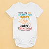 A New Chapter Begins With Your First Cry - Family Personalized Custom Baby Onesie - Father's Day, Baby Shower Gift, Gift For First Dad