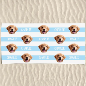 Custom Photo Summer Days And Pet Cuddles - Dog
& Cat Personalized Custom Beach Towel - Summer Vacation Gift, Birthday Pool Party Gift For Pet Owners, Pet Lovers