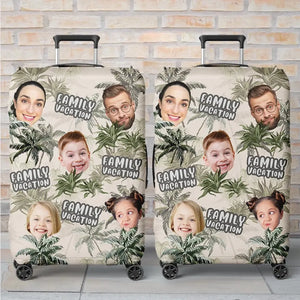 Un voyage en famille personnalisé avec photo : un voyage de rêve ! Housse de bagage personnalisée pour toute la famille ! Cadeau idéal pour les vacances d'été
