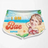 Custom Photo Summer Vibe - Funny Personalized Custom Tropical Hawaiian Aloha Couple Beach Shorts - Summer Vacation Gift, Birthday Party Gift For Husband Wife