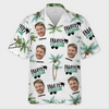 Custom Photo Family Vacation - Family Personalized Custom Unisex Tropical Hawaiian Aloha Shirt - Summer Vacation Gift For Family Members