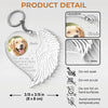 Custom Photo You Always Belong With Us - Memorial Personalized Custom Shaped Acrylic Keychain - Sympathy Gift For Family Members, Pet Owners, Pet Lovers