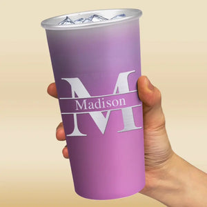 Never Dull Your Shine For Somebody Else - Bestie Personalized Custom Aluminum Changing Color Cup - Gift For Yourself, Best Friends, BFF, Sisters