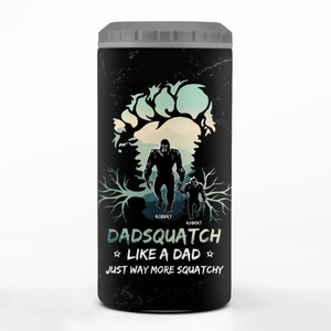 Beyond The Legend, Bigfoot Gone Wild - Family Personalized Custom 4 In 1 Can Cooler Tumbler - Gift For Dad, Grandpa