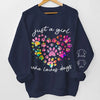 A Girl’s Best Friend Has Paws - Dog & Cat Personalized Custom Unisex Sweatshirt With Design On Sleeve - Gift For Pet Owners, Pet Lovers