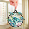 Grandmas Are Life's Greatest Treasures - Family Personalized Window Hanging Suncatcher - Gift For Mom, Grandma