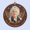 Custom Photo You Are Always In My Heart - Memorial Personalized Custom Leather Ornament - Christmas Gift, Sympathy Gift For Family Members
