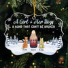 Gone But Never Forgotten, Our Furry Angel - Memorial Personalized Custom Ornament - Acrylic Benelux Shaped - Sympathy Gift, Christmas Gift For Pet Owners, Pet Lovers