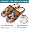 Custom Photo Paw-some Halloween - Dog & Cat Personalized Custom Fluffy Slippers - Halloween Gift For Pet Owners, Pet Lovers