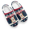 These Pets Are Ready To Sleigh The Day - Dog & Cat Personalized Custom Fluffy Slippers - Christmas Gift For Pet Owners, Pet Lovers