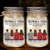 Family Is Not An Important Thing, It’s Everything - Family Personalized Custom Mason Jar Light - Gift For Siblings, Brothers, Sisters