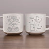 Wish We Lived Closer - Bestie Personalized Custom Pottery Mug - Gift For Best Friends, BFF, Sisters