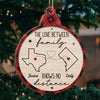 Your Love Is My Most Treasured Gift - Family Personalized Custom Ornament - Wood Custom Shaped - Christmas Gift For Family Members