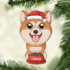 Hang A Little Love On The Tree This Christmas With A Custom Ornament - Dog & Cat Personalized Custom Ornament - Acrylic Custom Shaped - Christmas Gift For Pet Owners, Pet Lovers