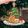 All I Want For Catmas Is You - Cat Personalized Custom Ornament - Wood Custom Shaped - Christmas Gift For Pet Owners, Pet Lovers