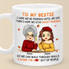 You're The Apple Of My Eye - Besties Personalized Custom Mug - Autumn Fall Gift For Best Friends, BFF, Sisters
