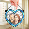 Custom Photo The Best Things In Life Are Better With You - Couple Personalized Window Hanging Suncatcher Ornament - Gift For Husband Wife, Anniversary