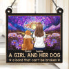 A Bond That Time Can’t Erase - Memorial Personalized Window Hanging Suncatcher - Sympathy Gift For Pet Owners, Pet Lovers