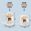 We Have A Forever Type Of Love - Couple Personalized Custom Mug - Autumn Fall Gift For Husband Wife, Anniversary