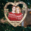 You Make Every Day Feel Like Christmas - Couple Personalized Custom Ornament - Wood Custom Shaped - Christmas Gift For Husband Wife, Anniversary
