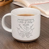 Love Is The Greatest Gift Of All - Couple Personalized Custom Pottery Mug - Christmas Gift For Husband Wife, Anniversary, First Christmas