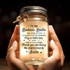 You Are A Blessing To My Life - Bestie Personalized Custom Mason Jar Light - Christmas Gift For Best Friends, BFF, Sisters