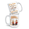Thank You For Being My Unbiological Sister - Besties Personalized Custom Mug - Autumn Fall Gift For Best Friends, BFF, Sisters