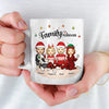 Family Makes Christmas Feel Magical - Family Personalized Custom Mug - Christmas Gift For Family Members