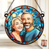 Custom Photo You’re The Missing Piece To My Puzzle - Couple Personalized Window Hanging Suncatcher Ornament - Gift For Husband Wife, Anniversary