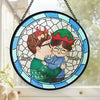 Remember This Christmas - Family Personalized Custom Stained Glass Window Hanging Suncatcher - Christmas Gift For Grandma