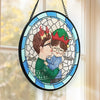 Remember This Christmas - Family Personalized Custom Stained Glass Window Hanging Suncatcher - Christmas Gift For Grandma