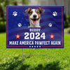Custom Photo Furry Friend, My Vote's For You - Dog & Cat Personalized Custom Yard Sign - New Arrival, Gift For Pet Owners, Pet Lovers AMZ