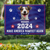 Custom Photo Furry Friend, My Vote's For You - Dog & Cat Personalized Custom Yard Sign - New Arrival, Gift For Pet Owners, Pet Lovers AMZ