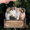 Custom Photo Seasons Greetings - Coworker Personalized Custom Ornament - Acrylic Custom Shaped - Christmas Gift For Coworkers, Work Friends, Colleagues