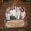 Custom Photo Seasons Greetings - Coworker Personalized Custom Ornament - Acrylic Custom Shaped - Christmas Gift For Coworkers, Work Friends, Colleagues