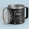You And I Are Always Under The Same Sky - Couple Personalized Custom 14oz Stainless Steel Tumbler With Handle - Gift For Husband Wife, Anniversary