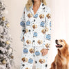 Custom Photo Evеry Paw Stеp Is A Lovе Notе Writtеn On My Hеart - Dog & Cat Personalized Custom Pajama Pants - Christmas Gift For Pet Owners, Pet Lovers