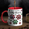 Here’s To The Pets Who Touched Our Hearts Forever - Memorial Personalized Custom 3D Inflated Effect Printed Accent Mug - Sympathy Gift, Christmas Gift For Pet Owners, Pet Lovers