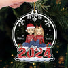 Perfect For Hanging On The Tree And Cherishing Memories - Couple Personalized Custom Ornament - Acrylic Custom Shaped - Christmas Gift For Husband Wife, Anniversary